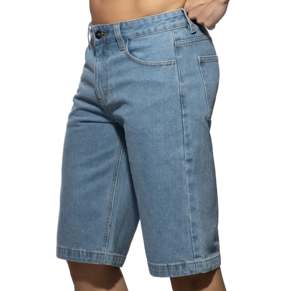 Bermuda Jean Baggy Bleu Indigo