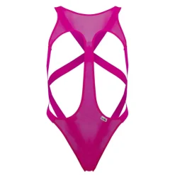 Body Mesh Rose Vif