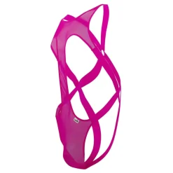 Body Mesh Rose Vif