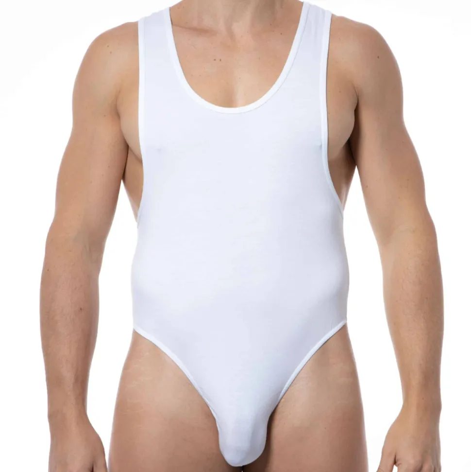 Body String Sexy Coton Modal Blanc