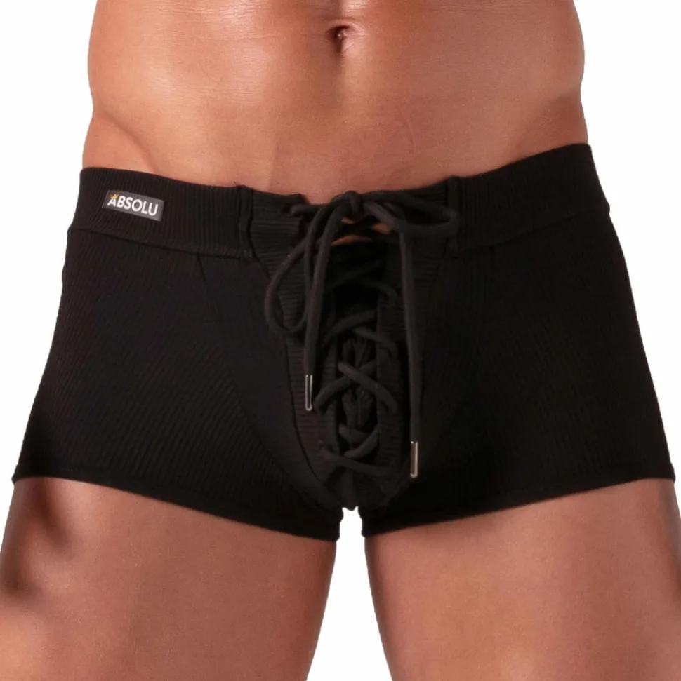Boxer à Lacet Noir