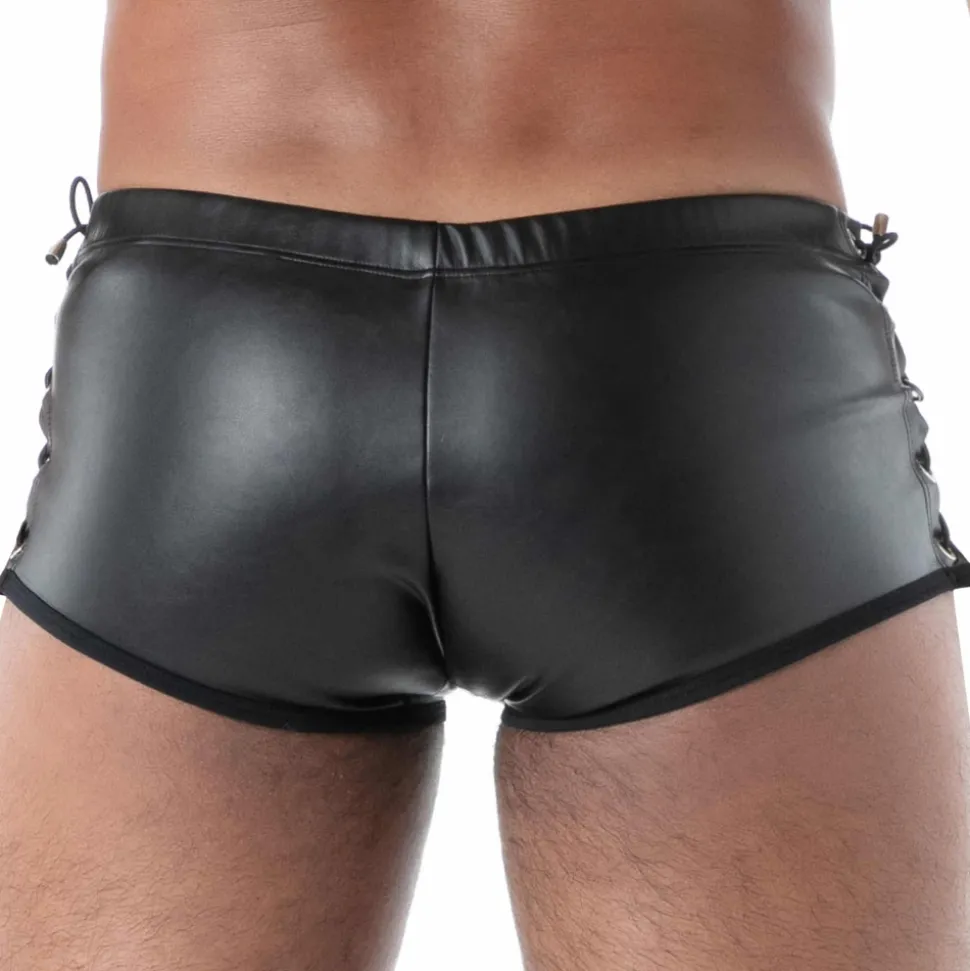 Boxer à Lacets Kinky Noir