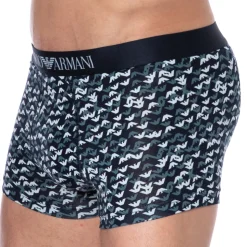 Boxer All Over Logo Bleu Marine