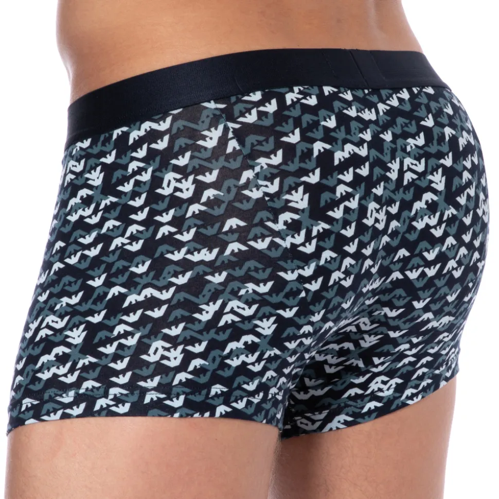 Boxer All Over Logo Bleu Marine