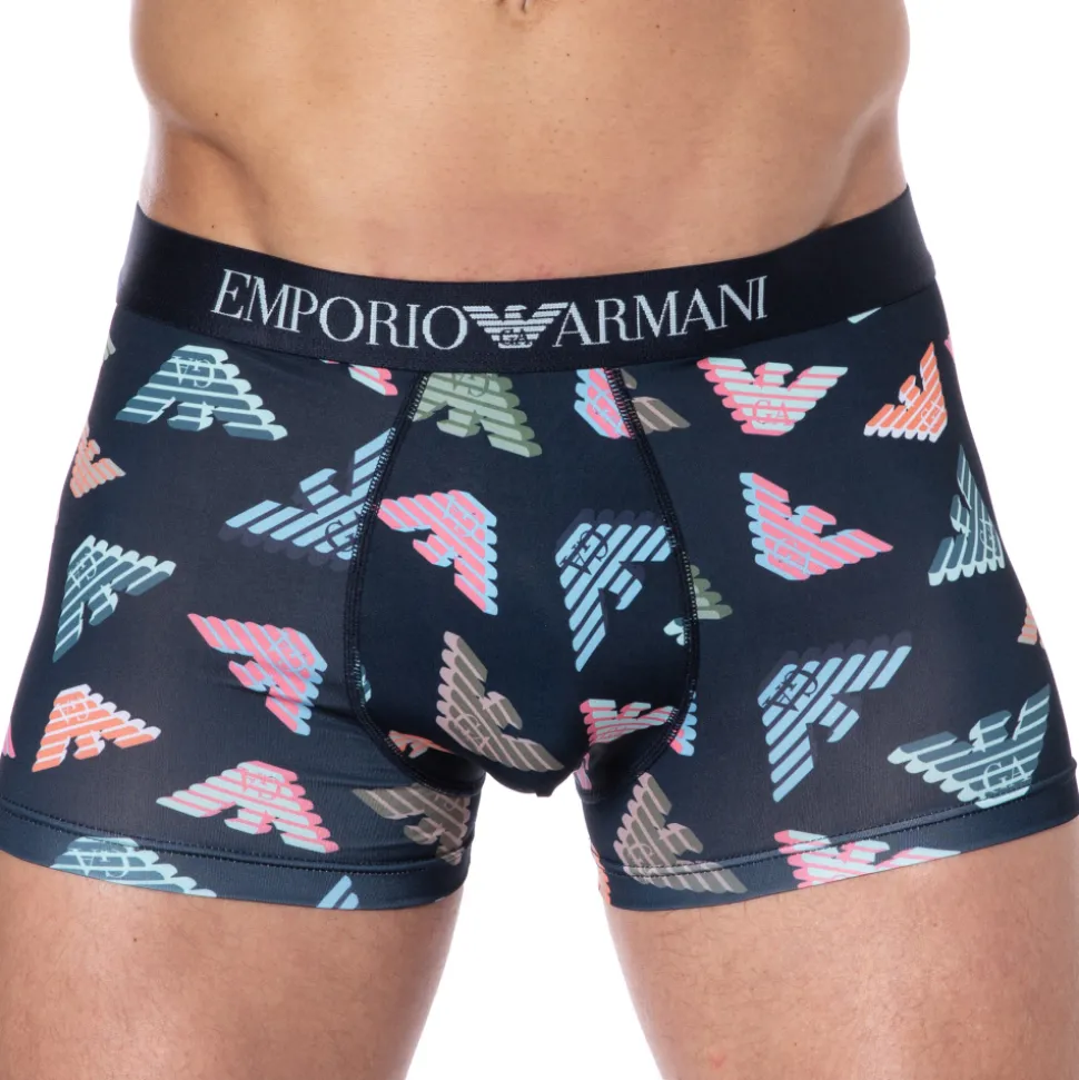Boxer All Over Microfiber Bleu Marine