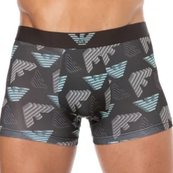 Boxer All Over Printed Microfiber Chocolat