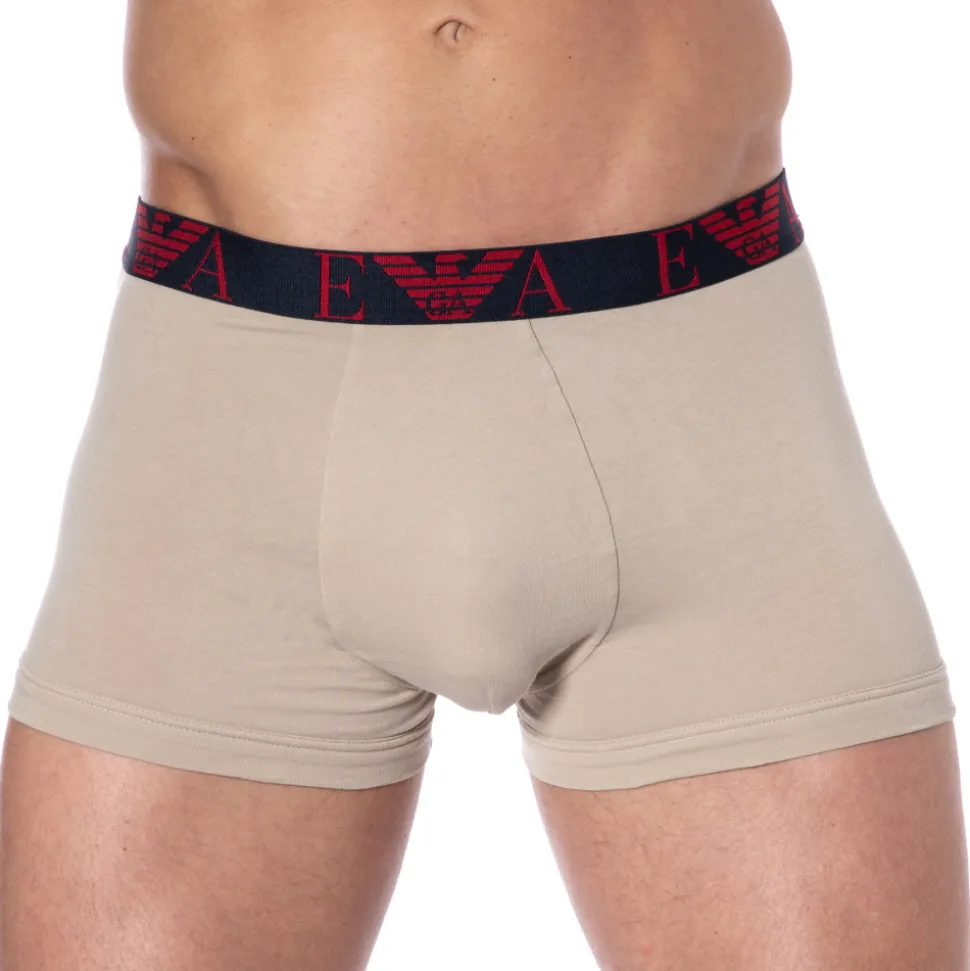 Boxer Bold Monogram Coton Beige