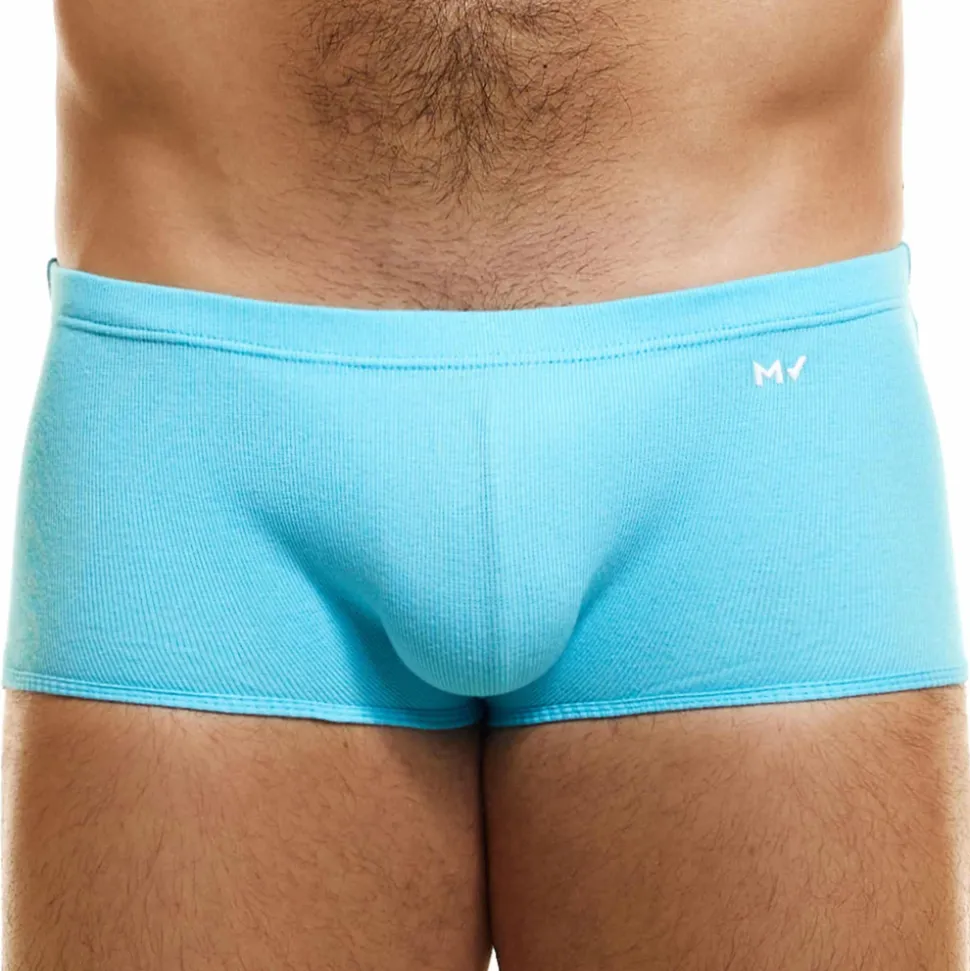 Boxer Brazil Cut Peace Coton Bleu Turquoise