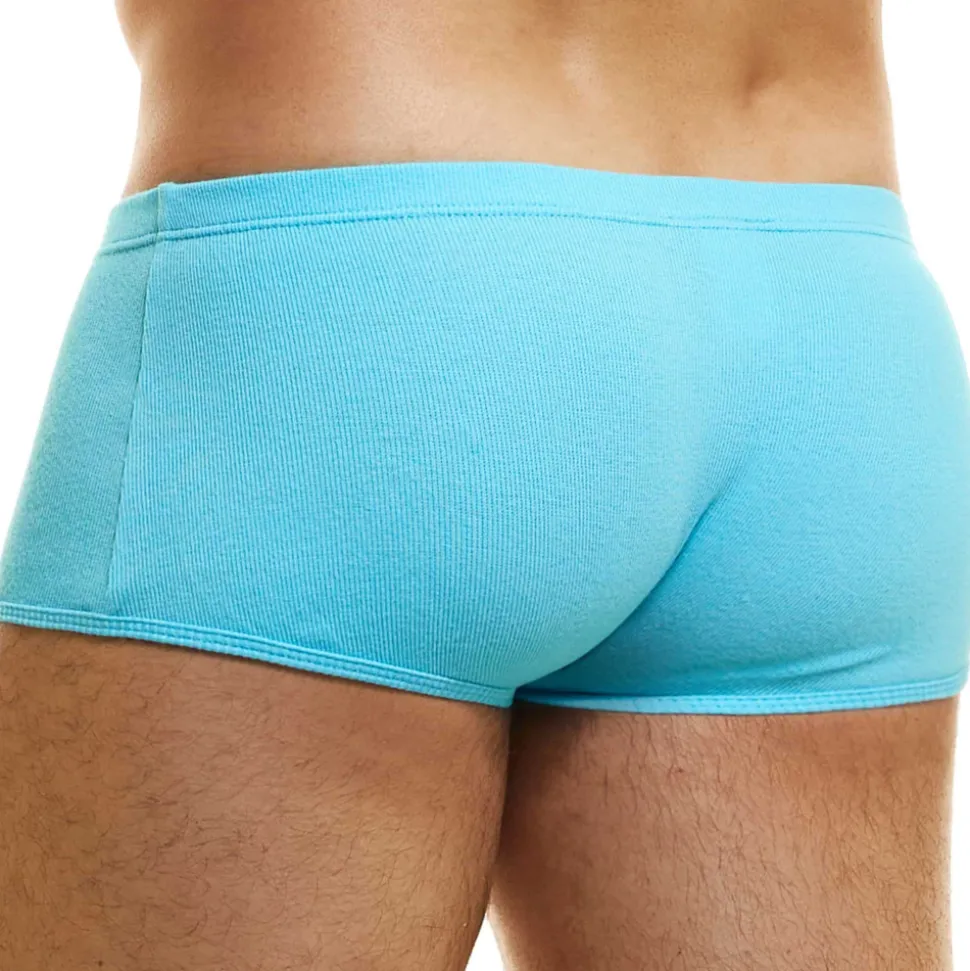 Boxer Brazil Cut Peace Coton Bleu Turquoise