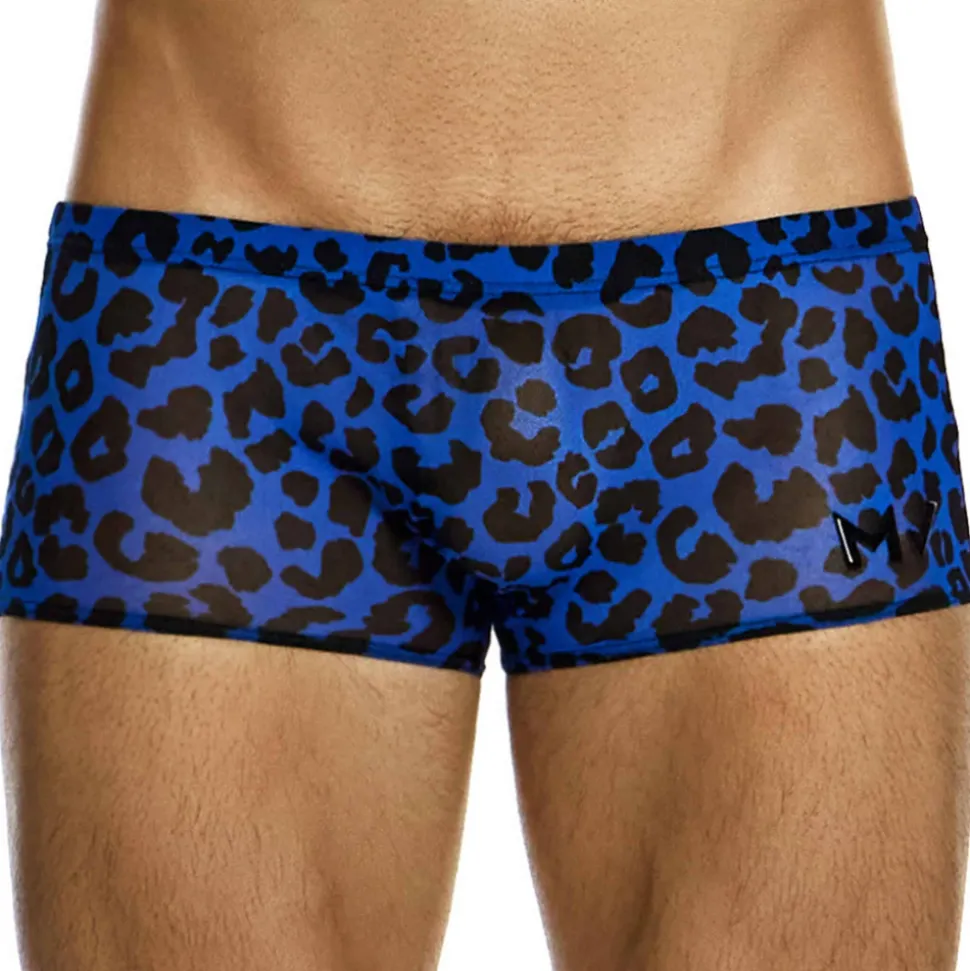 Boxer Brazil Léopard Bleu