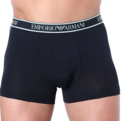 Boxer Core Logoband Coton Marine - Bleu Ciel