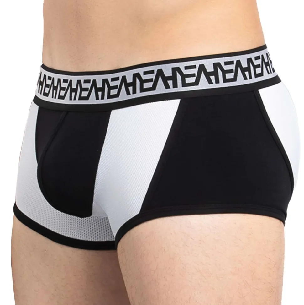 Boxer Court Action Noir - Blanc