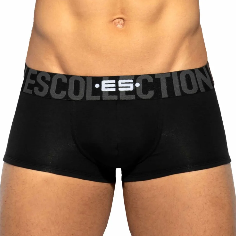 Boxer Court Coton 7 Days 3.0 Noir