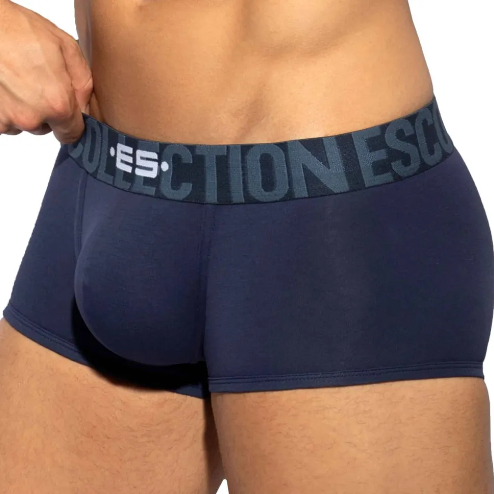 Boxer Court Coton 7 Days 3.0 Bleu Marine