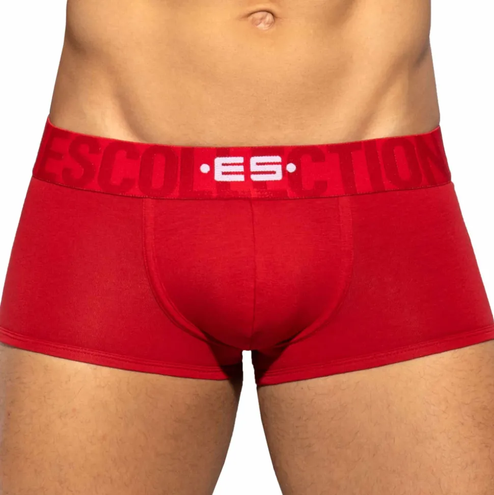 Boxer Court Coton 7 Days 3.0 Rouge