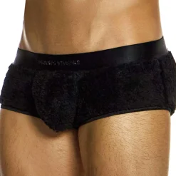 Boxer Court Fourrure Noir