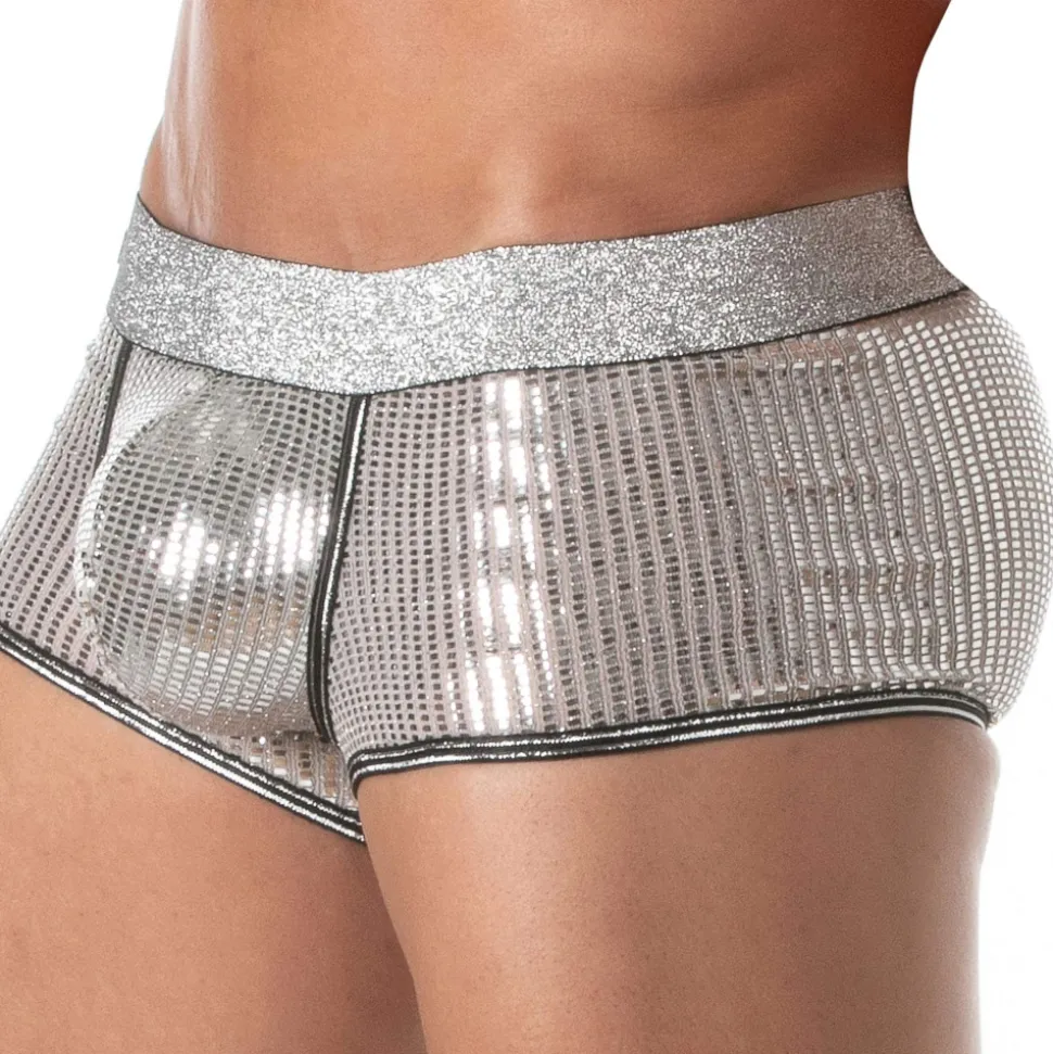 Boxer Court Glitter Argent