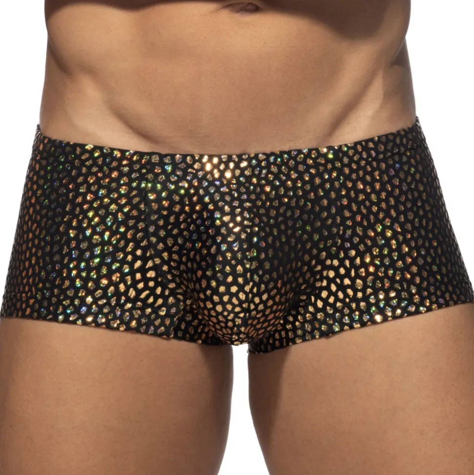 Boxer Court Gold Stones Noir