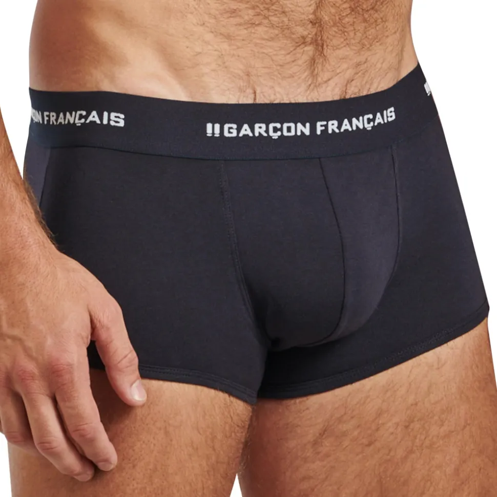 Boxer Court Indispensable Bleu Marine