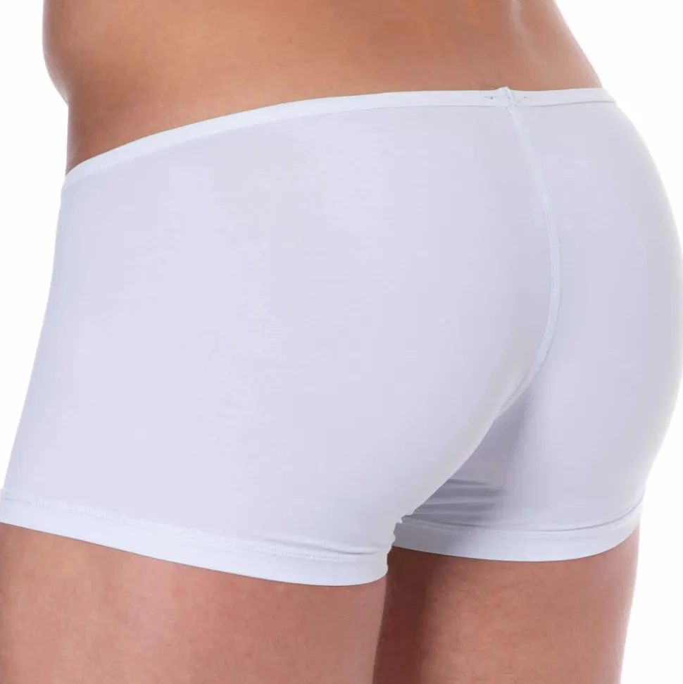 Boxer Court Microfibre Blanc
