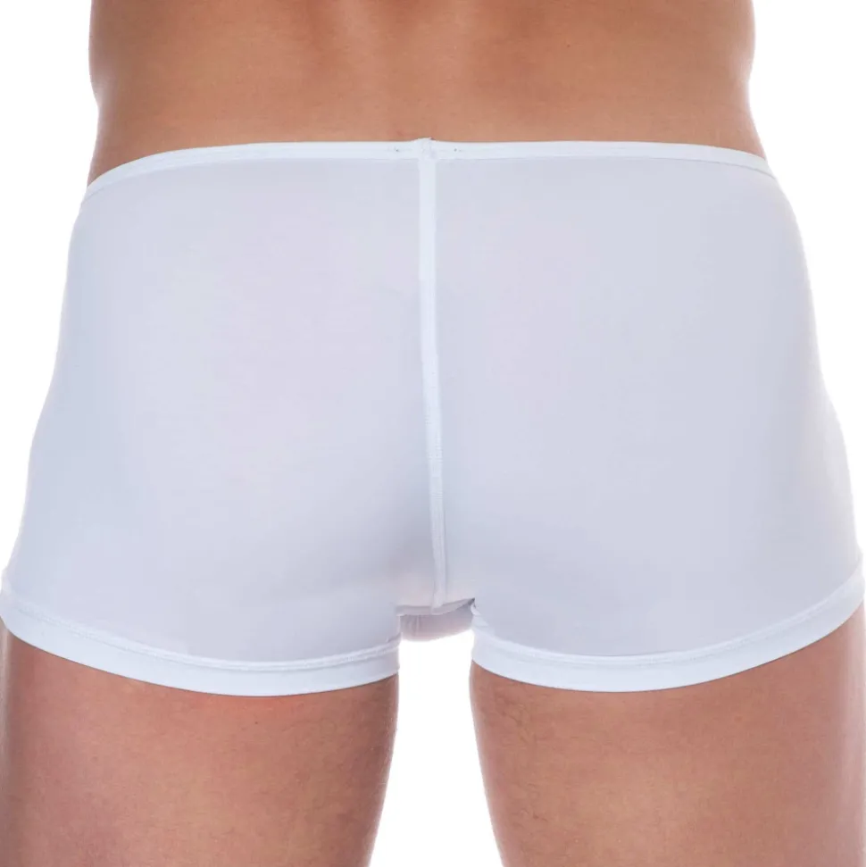 Boxer Court Microfibre Blanc