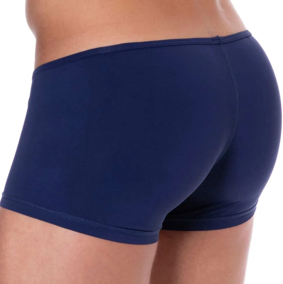 Boxer Court Microfibre Bleu Marine