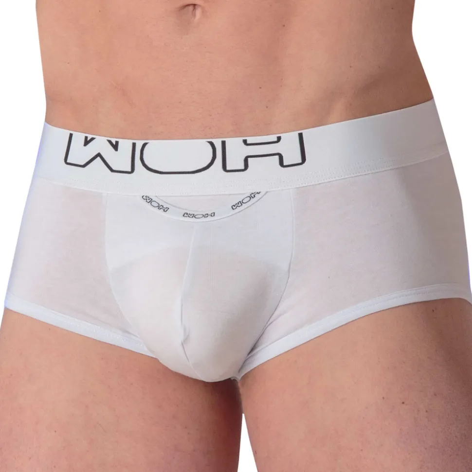 Boxer Court Sexy Fun Blanc