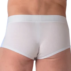 Boxer Court Sexy Fun Blanc