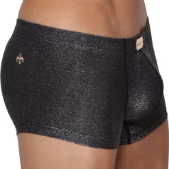 Boxer Glisten Noir - Argent