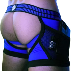 Boxer Jock Chock Hybred Bleu