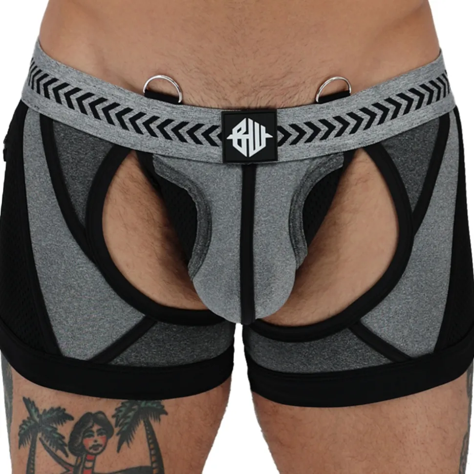 Boxer Jock Chock Mister Luxe Gris Chiné