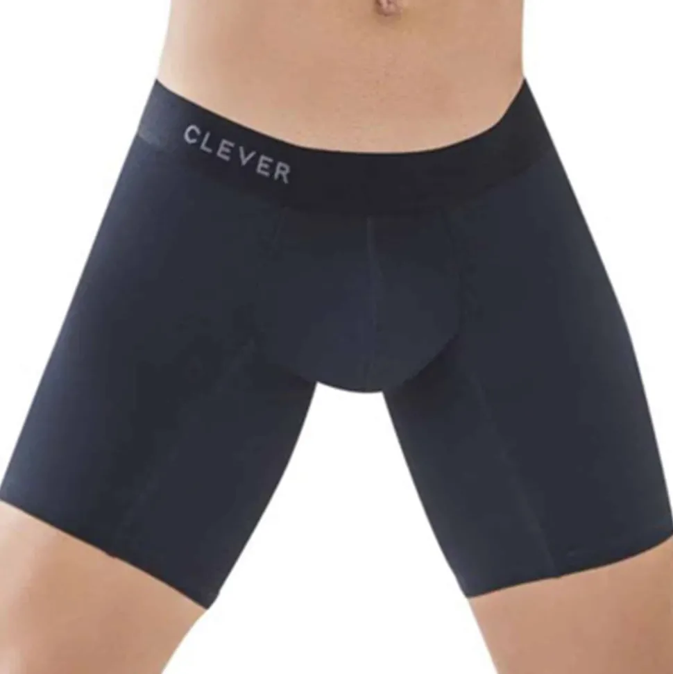 Boxer Long Caribbean Coton Noir