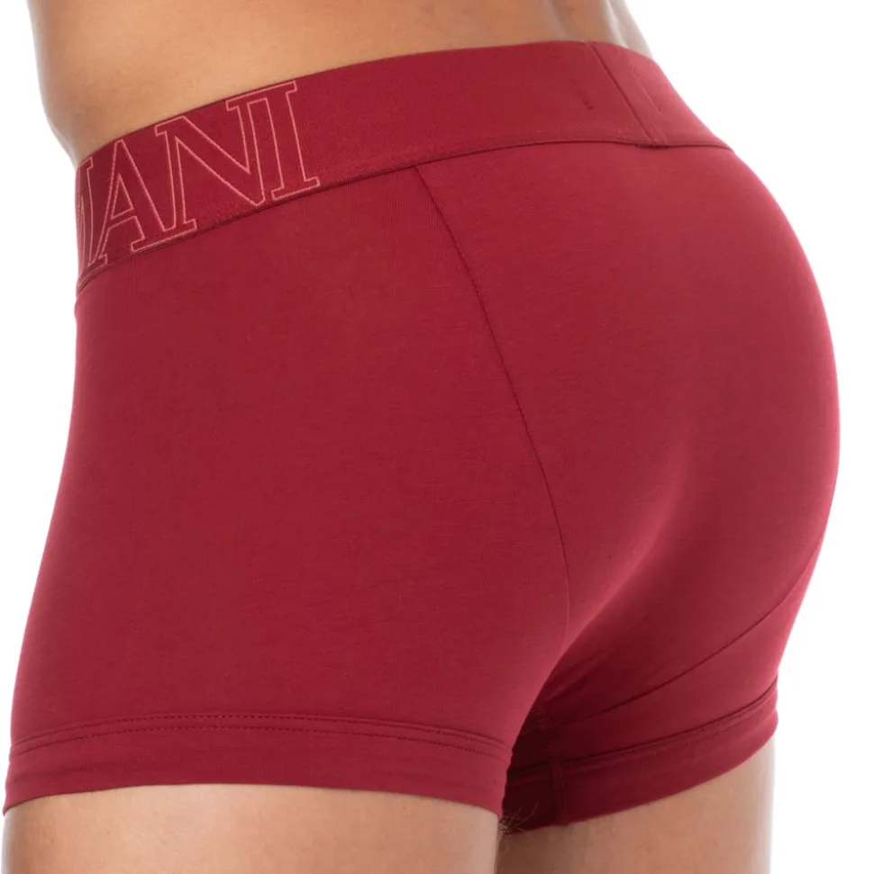 Boxer Megalogo Coton Rhubarbe