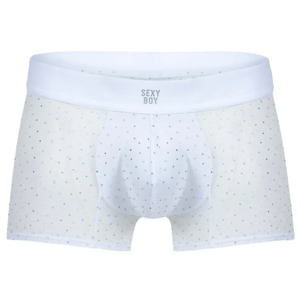 Boxer Night Glow Blanc
