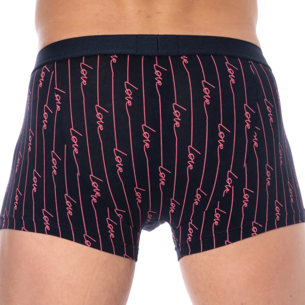 Boxer Saint-Valentin Imprimé Bleu Nuit