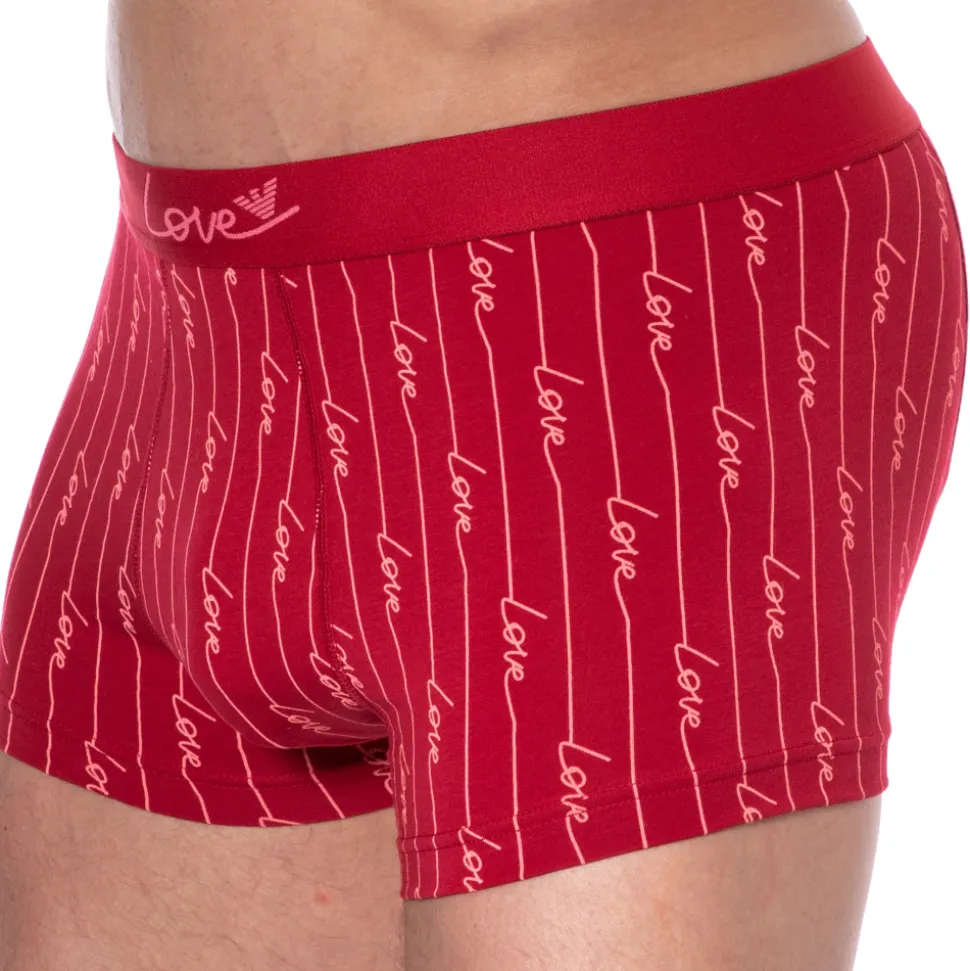 Boxer Saint-Valentin Imprimé Rouge