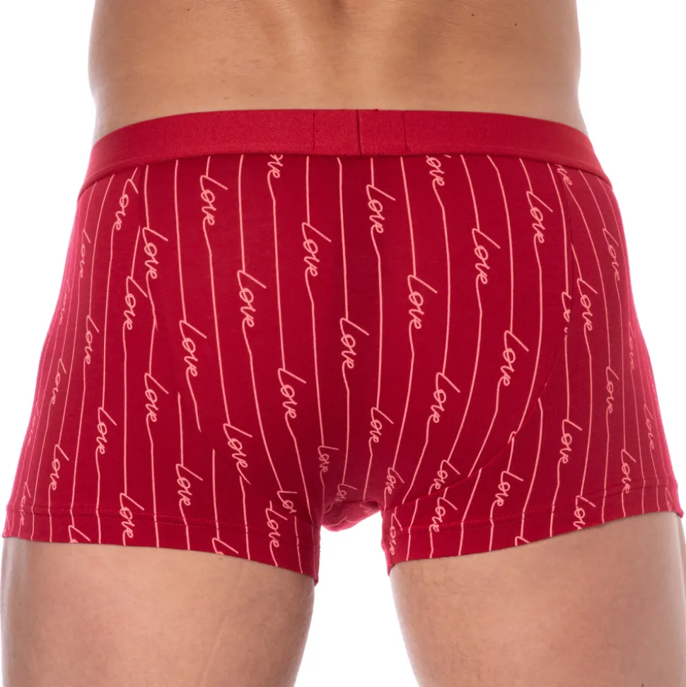 Boxer Saint-Valentin Imprimé Rouge
