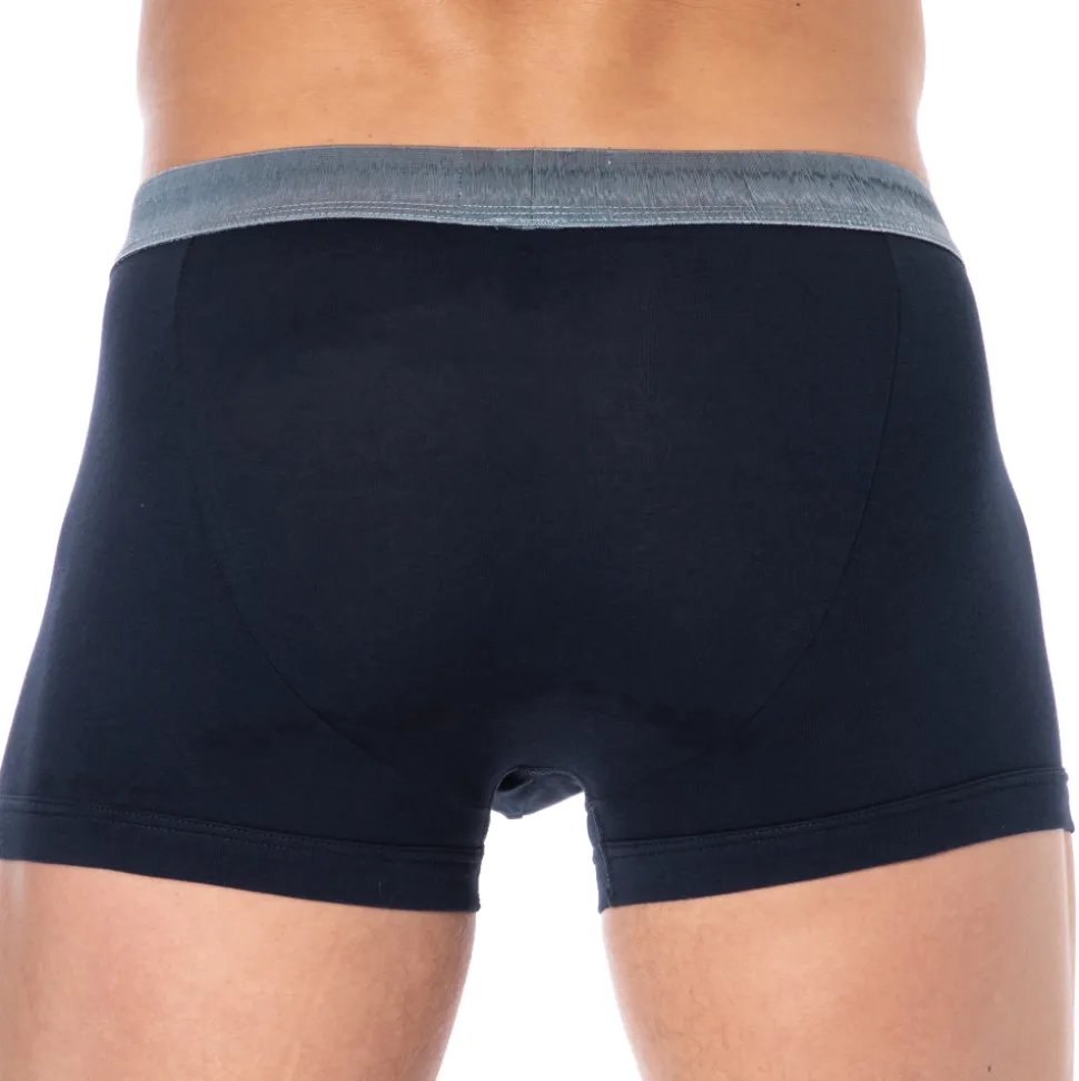 Boxer Shiny Logoband Marine