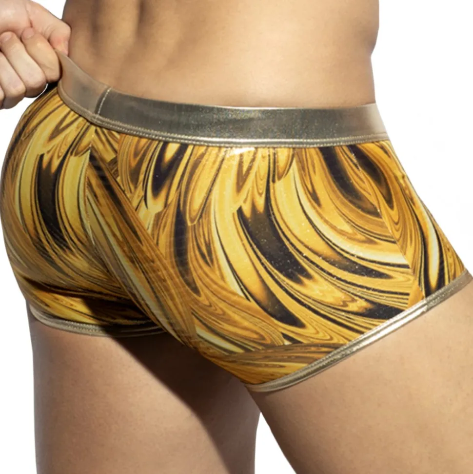 Boxer Storm Glitter Jaune - Or