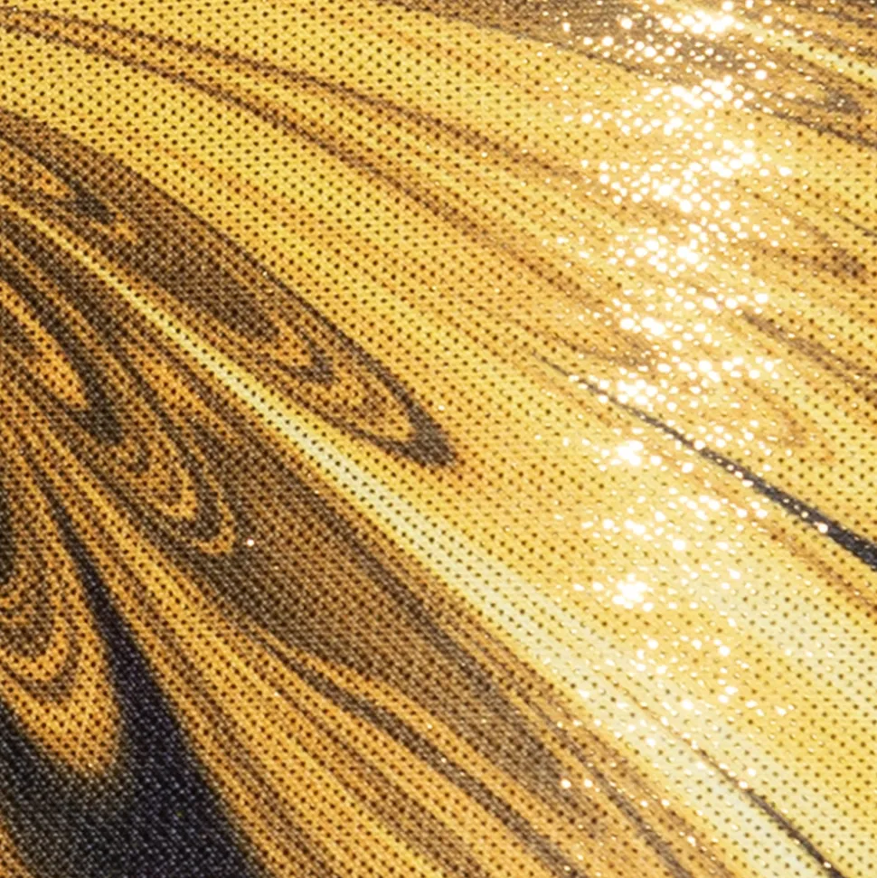 Boxer Storm Glitter Jaune - Or
