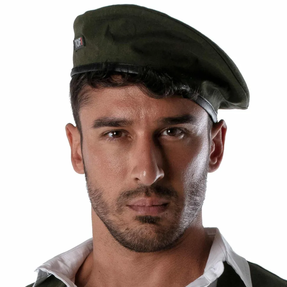 Béret Réversible Patriot Blanc - Kaki