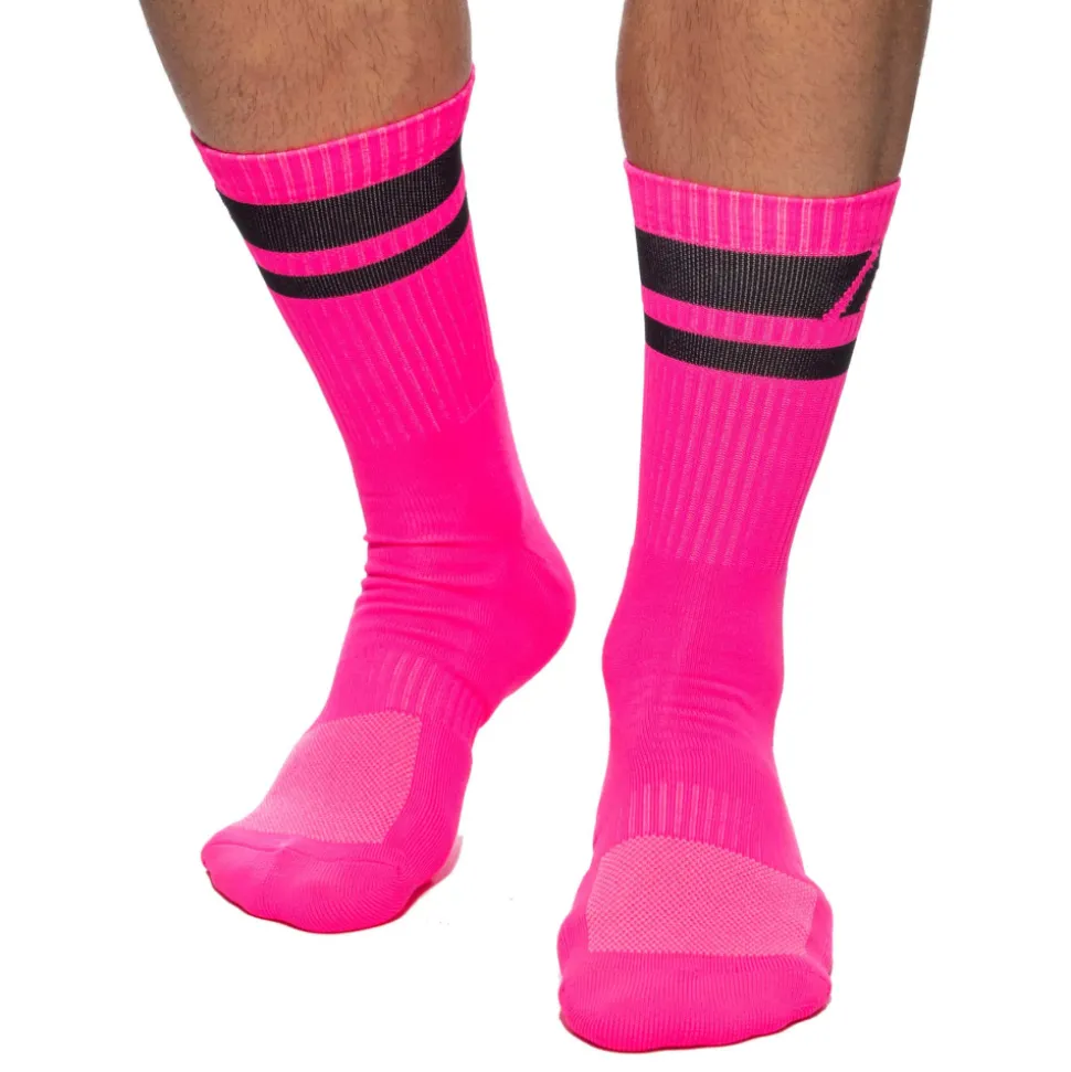 Chaussettes AD Neon Rose Fluo