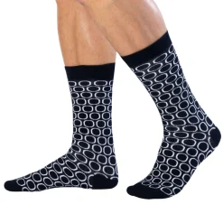 Chaussettes Basses Cercle Bleu Marine