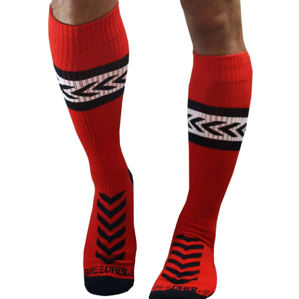 Chaussettes Hautes Daddy's Favorite Rouges