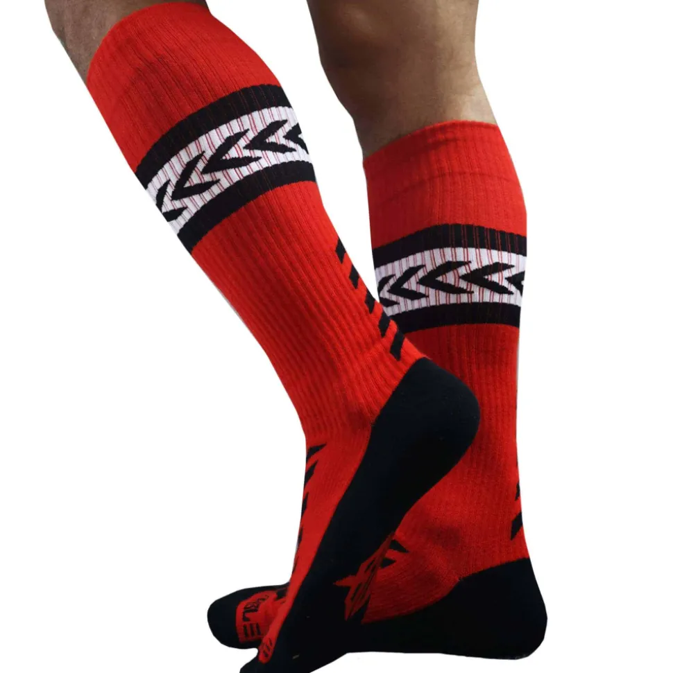 Chaussettes Hautes Daddy's Favorite Rouges