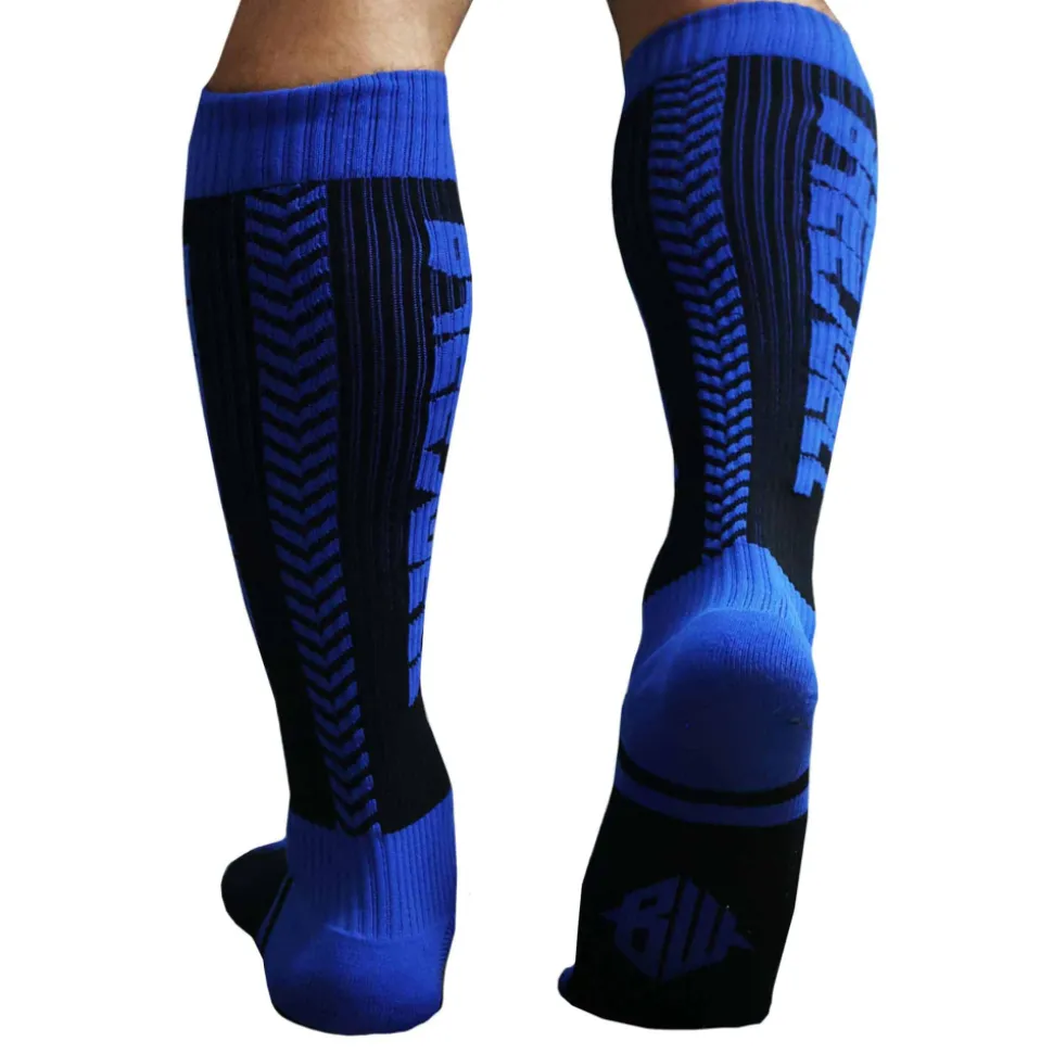 Chaussettes Hautes Eternity - Bleu - Noir