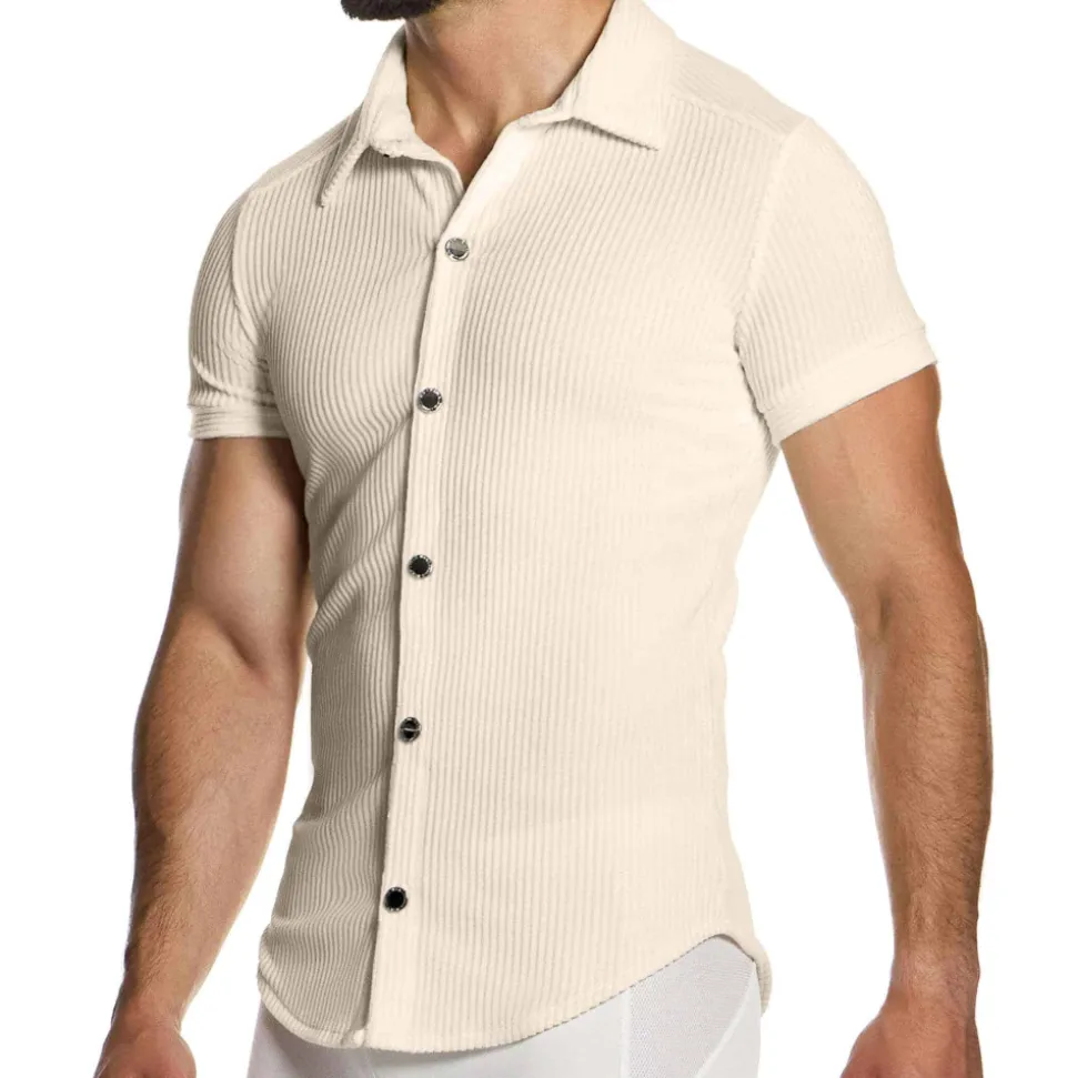 Chemisette Corduroy Blanc Cassé