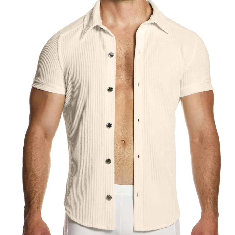 Chemisette Corduroy Blanc Cassé