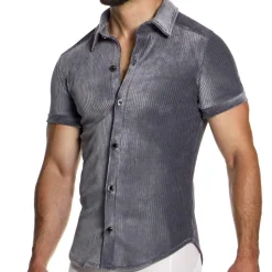 Chemisette Corduroy Gris