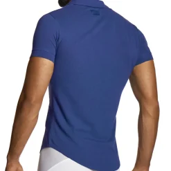 Chemisette en Lin Bleu Marine